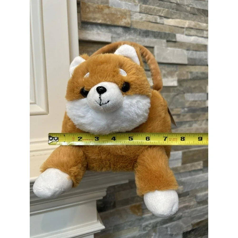 Joyward Plush Brown Dog Easter/Gift/Birthday Animal Basket  9x14 in Kids Decor